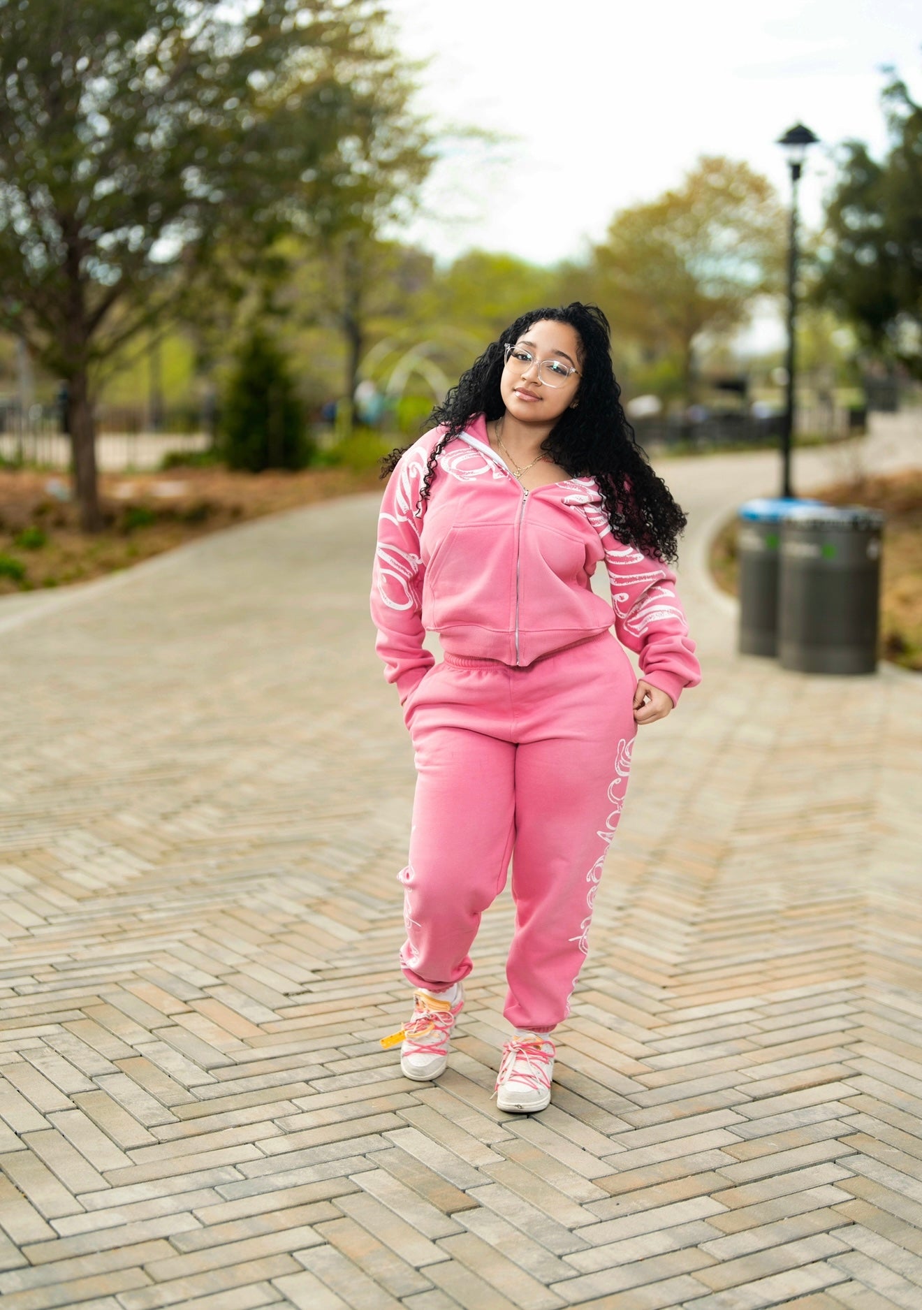 PINK “THREE TONE” PANTS