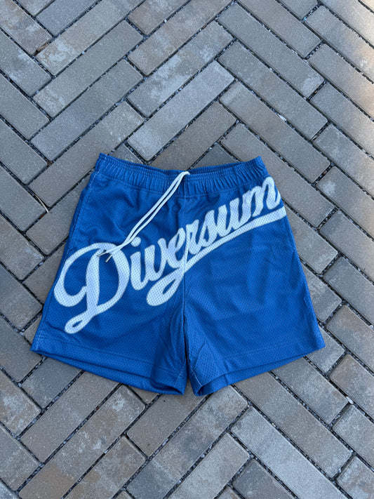 “NAVY BLUE” BIG WORD SHORTS