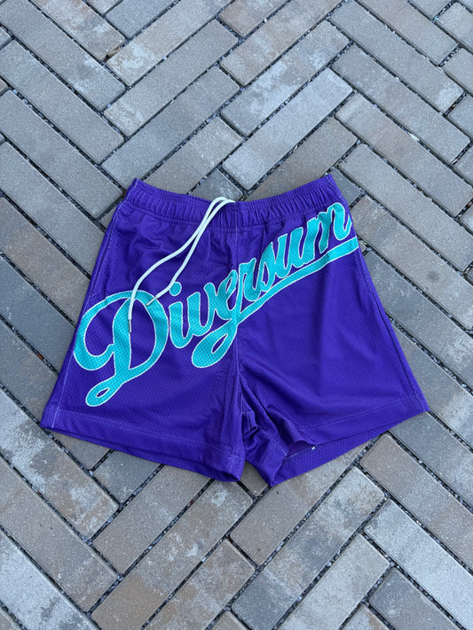 “PURPLE” BIG WORD SHORTS