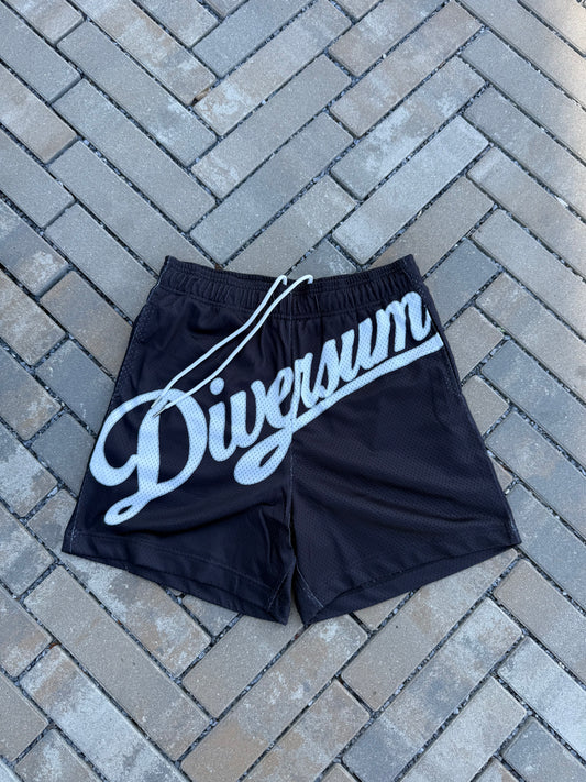 “BLACK” BIG WORD SHORTS
