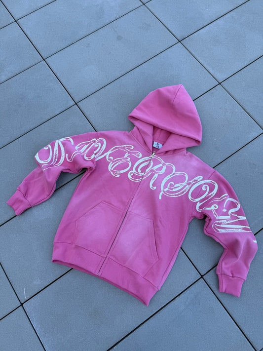 PINK “THREE TONE” HOODIE